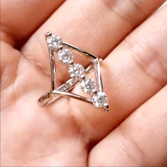 My North Star Ring - Floating Line Ring - Picture 7 of 12